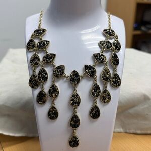 Inc International Concepts Gold-Tone Multi-Bead Statement Necklace